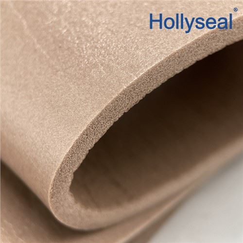 Feuille de mousse de PVC expansé marron