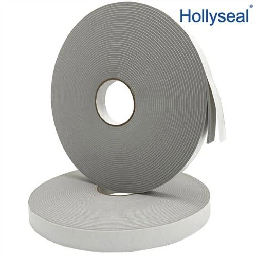 Ruban mousse PVC gris simple face